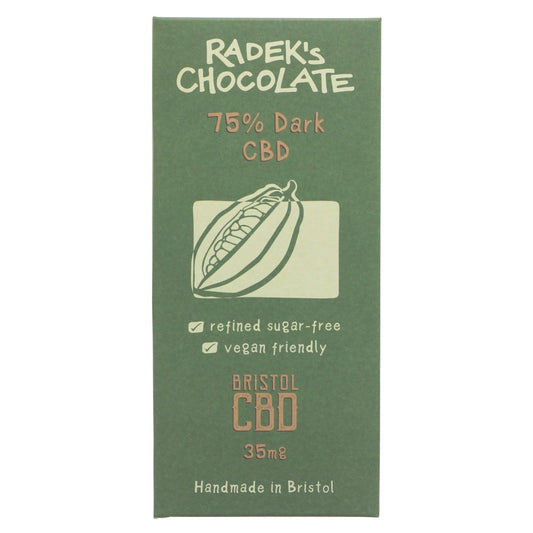 CBD 75% Dark Chocolate Bar