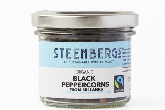 Organic Fairtrade Black Peppercorns