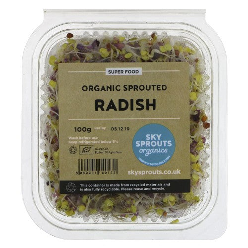 Organic China Rose Radish Sprouts - UK