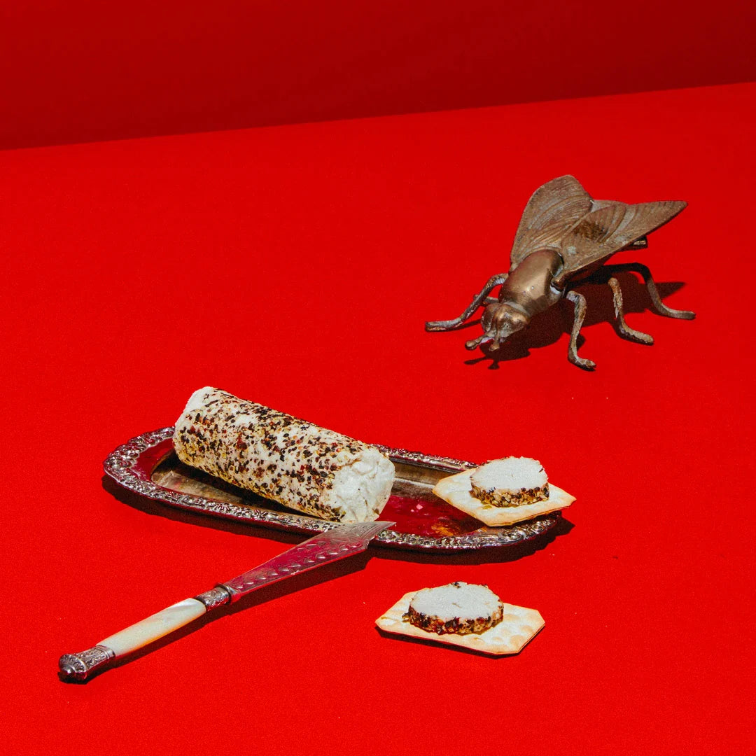 Crack On Black Pepper Log Cashew Cheese