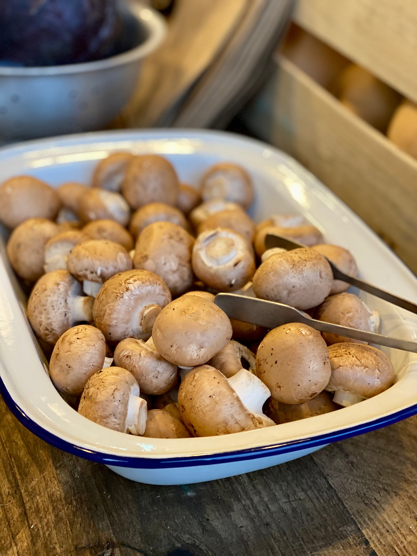 Organic Chestnut Mushrooms - UK