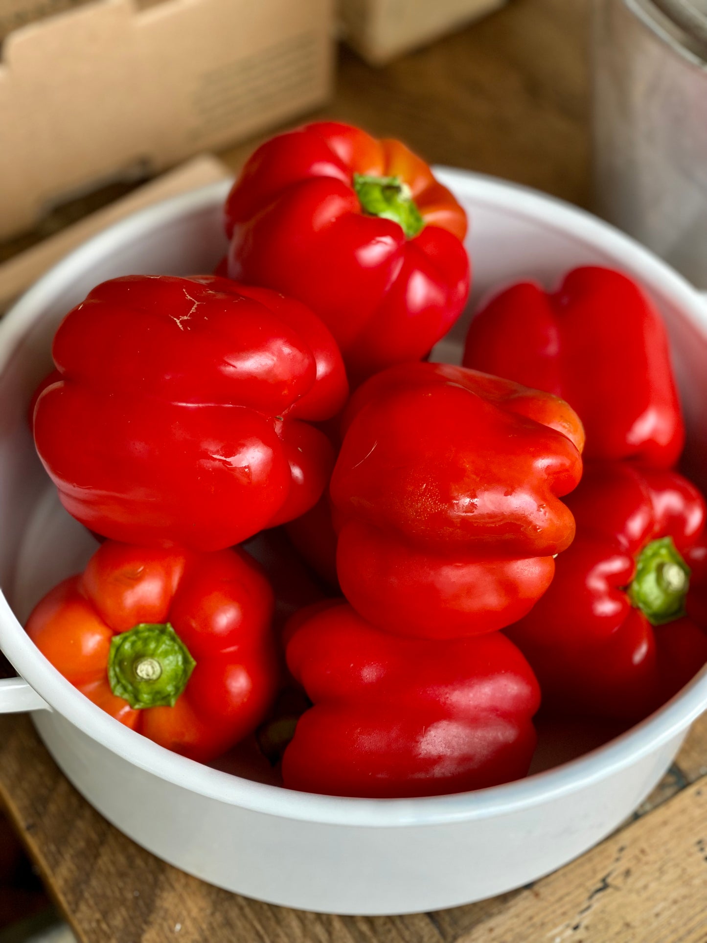 Organic Red & Yellow Peppers