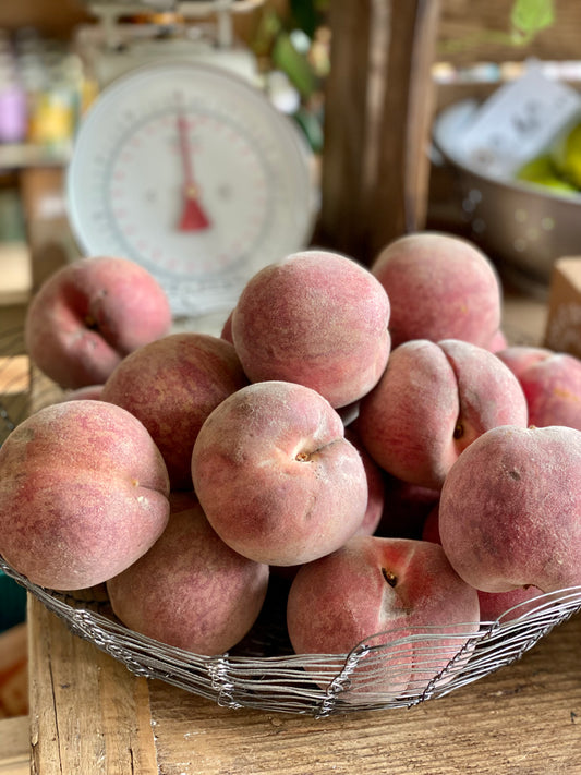 Organic Blood Red Peaches