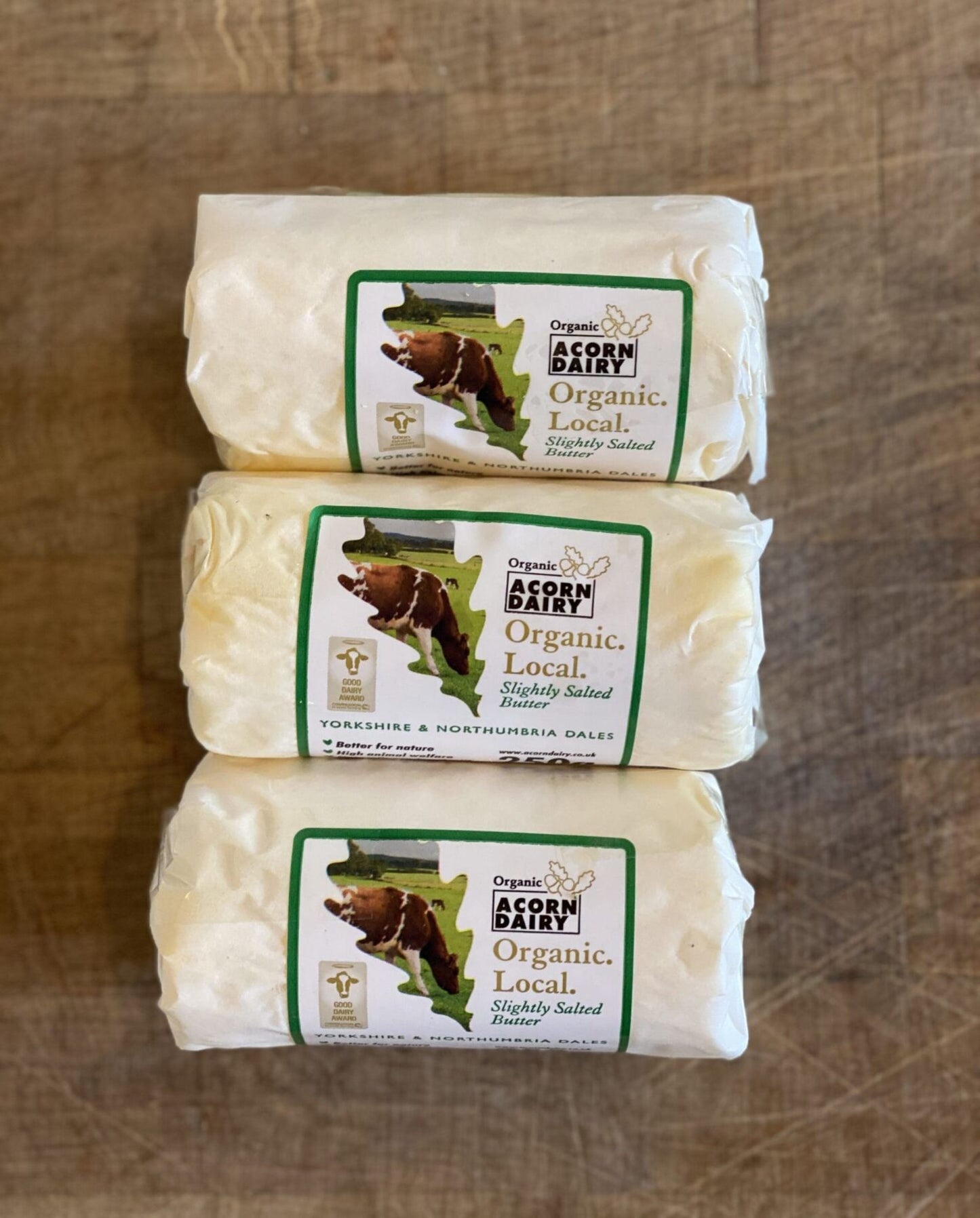 Organic Slightly Salted Butter (250g)