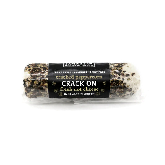 Crack On Black Pepper Log Cashew Cheese